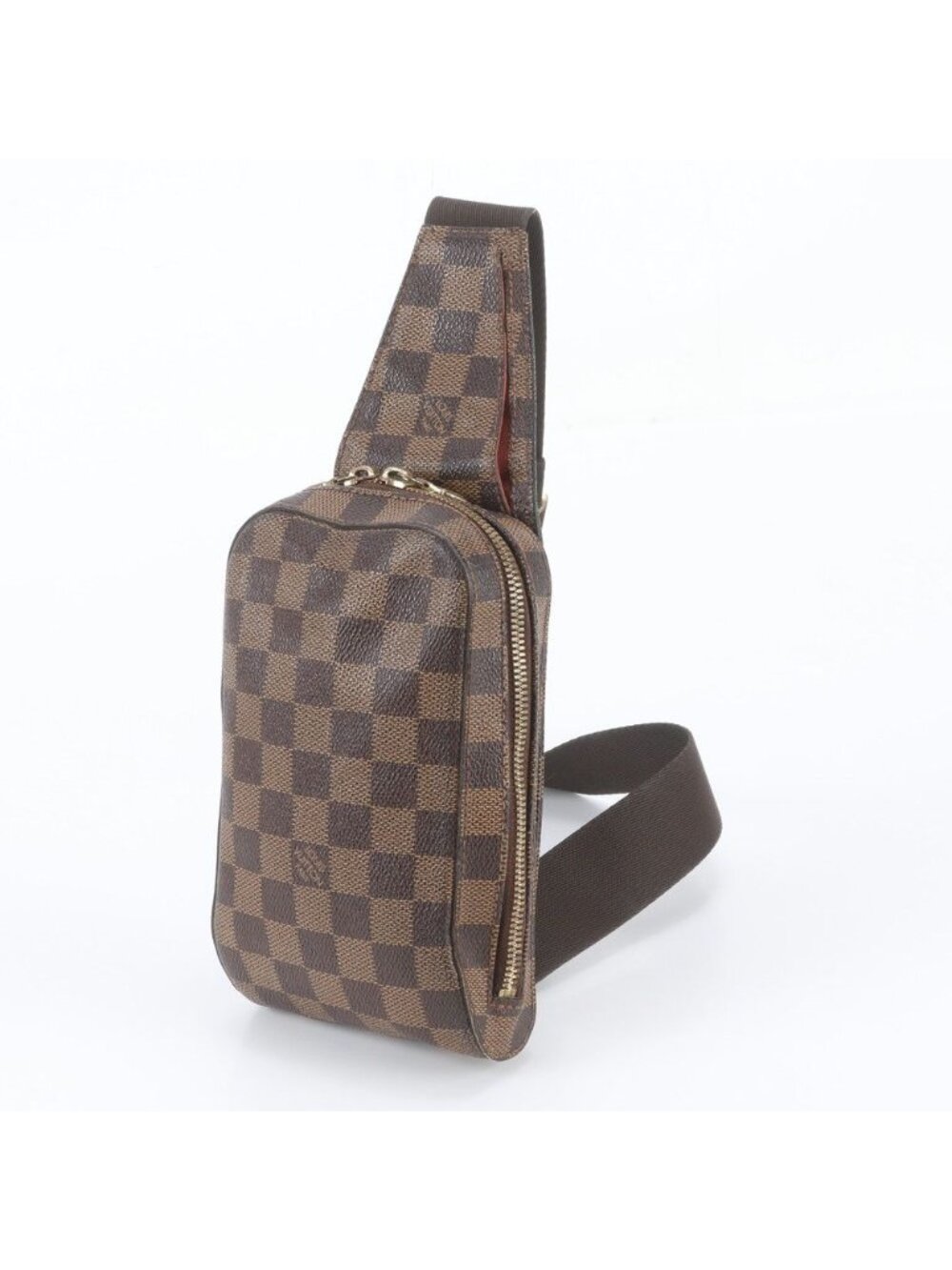 Louis Vuitton Damier Geronimos Leather 2-Way Belt Bag Crossbody Body Waist